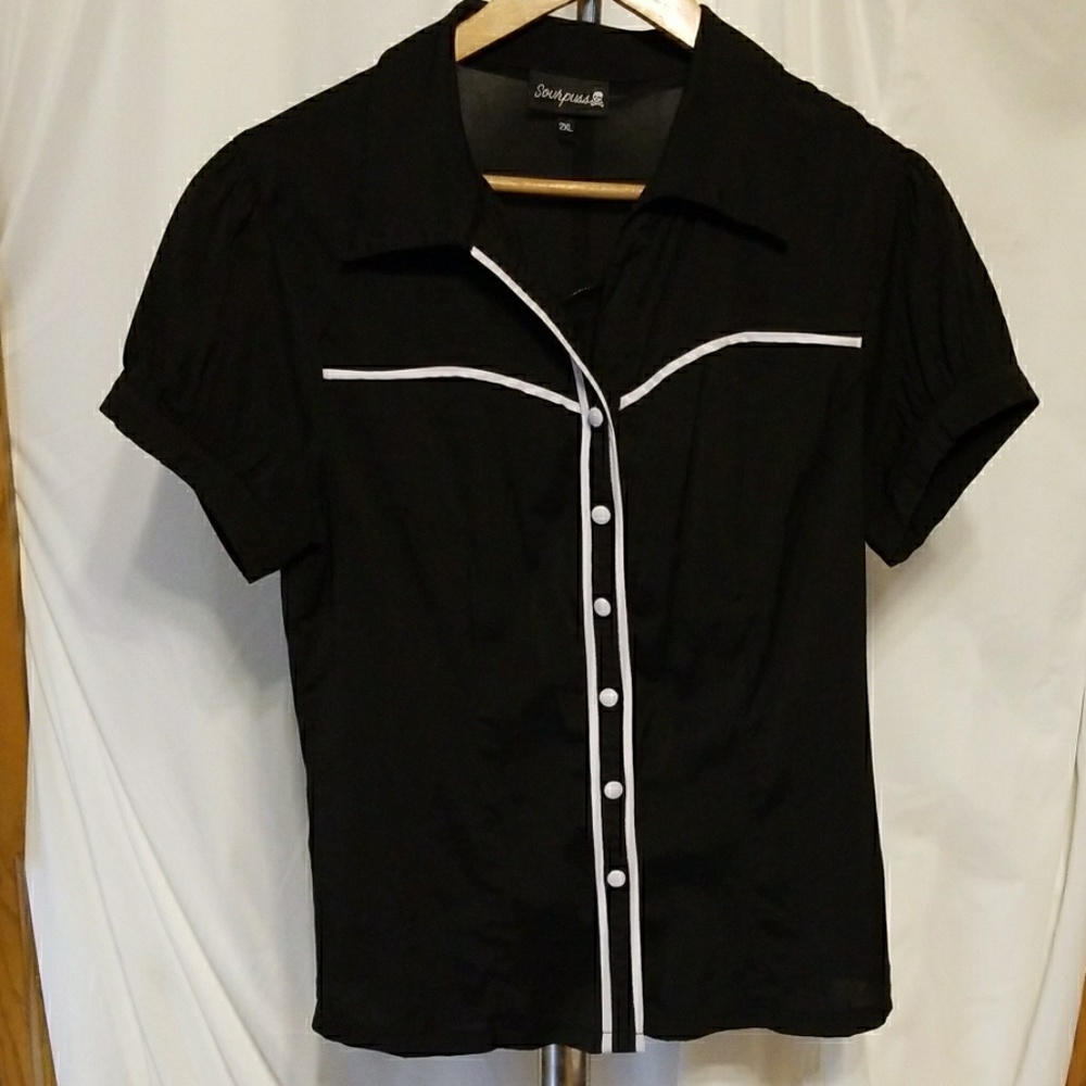 Sourpuss button down shirt